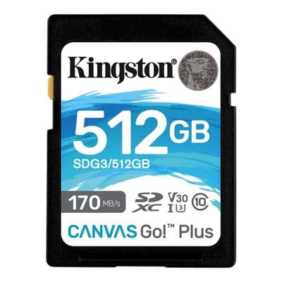 KINGSTON เมมโมรี่การ์ด (512 GB) รุ่น SDG3/512GB