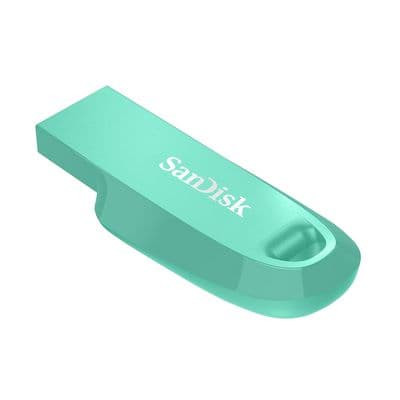 SANDISK Ultra Curve 3.2 Flash Drive (128GB,Green) SDCZ550-128G-G46G