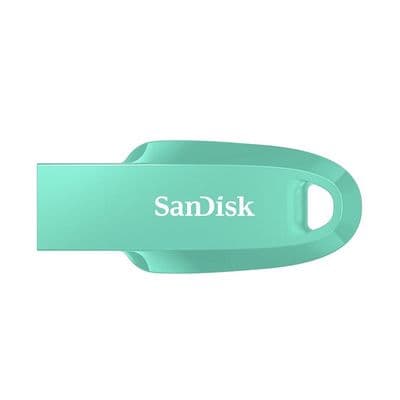 SANDISK Ultra Curve 3.2 แฟลชไดรฟ์ (128GB,สีเขียว) รุ่น SDCZ550-128G-G46G