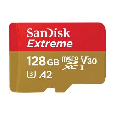 SANDISK Extreme Micro SDXC Card (128 GB) SDSQXAA-128G-GN6MN