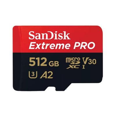 SANDISK Extreme Pro Micro SDXC Card (512 GB) SDSQXCD-512G-GN6MA