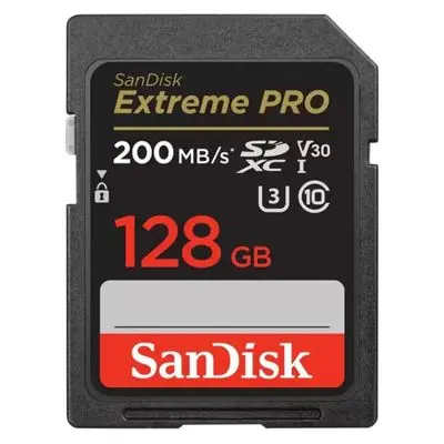 SANDISK Extreme Pro SDXC Card (128GB) SDSDXXD-128G-GN4IN