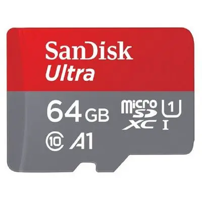 SANDISK Ultra Micro SDXC Card (64 GB) SDSQUAB-064G-GN6MN