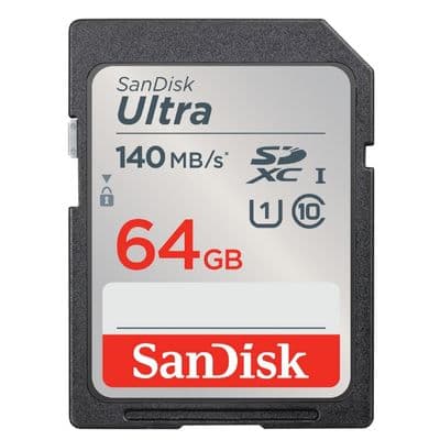 SANDISK Ultra SDXC Card (64 GB) SDSDUNB-064G-GN6IN