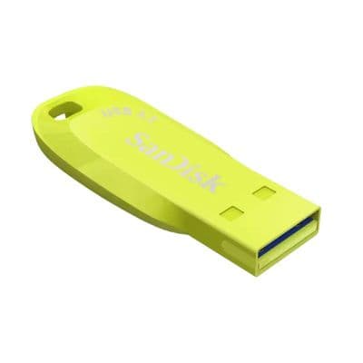 SANDISK Ultra Shift USB 3.2 Gen 1 แฟลชไดรฟ์ (128GB, สี Evening Primrose) รุ่น SDCZ410-128G-G46EP