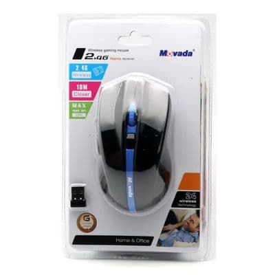 MOVADA Wireless Gaming Mouse (Black) MO-202