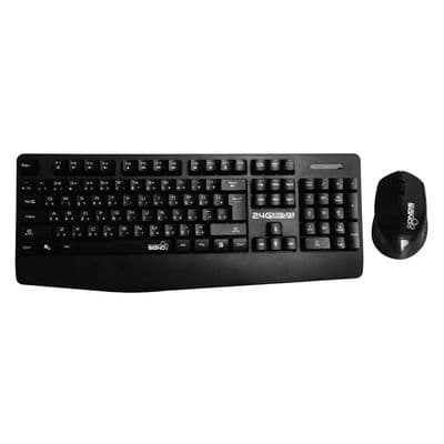 SIGNO Wireless Keyboard + Mouse (Black) KW-740+WM-104