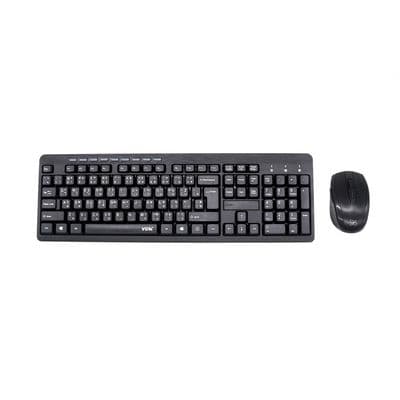 VOX Wireless Keyboard + Optical Mouse (Black) F5COM-VX20-CMW1