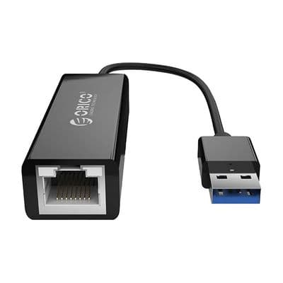อุปกรณ์แปลงสัญญาณ USB 3.0 to Ethernet (สีดำ) รุ่น UTJ-U3-BK