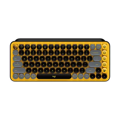 LOGITECH Wireless Keyboard  (Blast Yellow) 920-010814