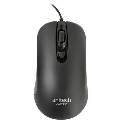 ANITECH Wired Mouse (Black) A201