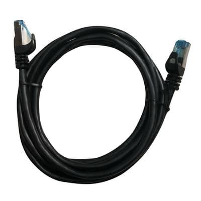 Ethernet Cable (2M, Black) CAT 7E 2 M.
