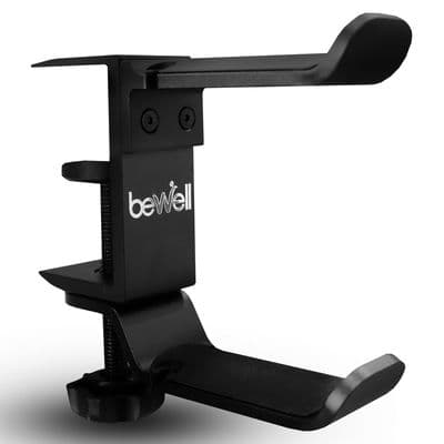 BEWELL Desk Headphone Hanger (Black) EA-11