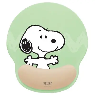ANITECH x Peanuts Mouse Pad With Wrist Rest (Green) SNP-MP003-GR