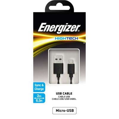 ENERGIZER Micro USB Cable (2M) C14UBLIGSL4