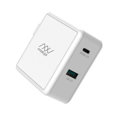 INNOSTYLE Power Adapter Type-A&Type-C IC49PDWHI