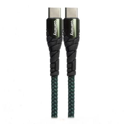 COMMY Type C to Type C Cable (1M, Green) DC244X C TO C (GR)