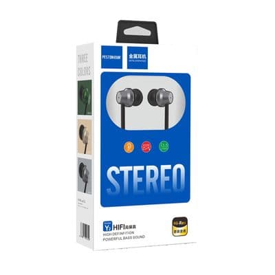 PESTON Y2 In-ear Wire Headphone (Silver) 69722063903740