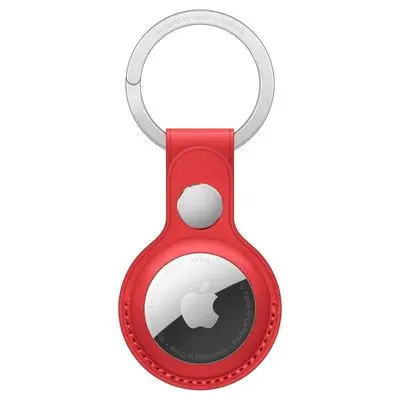 AirTag Leather Key Ring ((Product) Red) MK103FE/A