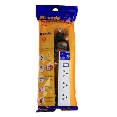 MOVADA Power Strip (3 Outlet,5M) EXTC-M103M5