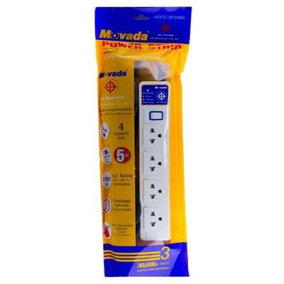 MOVADA Power Strip (4 Outlet,5M) EXTC-M104M5