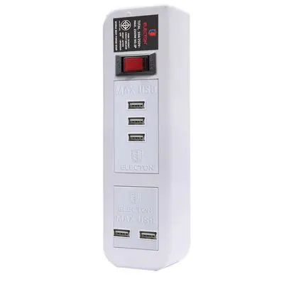 ELECTON Power Strip (1 Switch, 5 USB, 2 M) EP-A02U5ML
