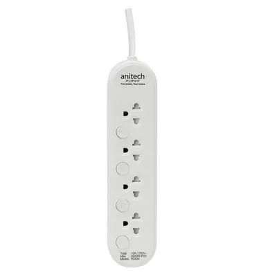 Power Strip (4 Output, 4 Switch, 3M) H3434-WH