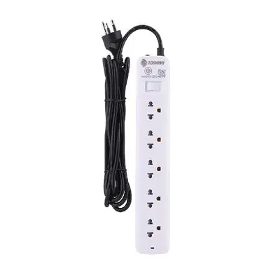 Power Strip (5 Outlet, 1 Switch, 5M, White) SO-55 (WH)
