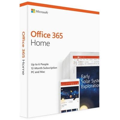 MICROSOFT OFFICE Software 365 Home ENG APAC EM SUBSCR 1YR