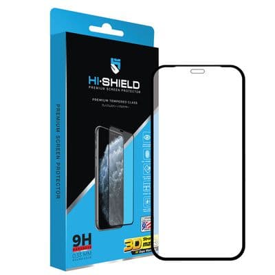 HI-SHIELD Film For iPhone 12 Pro Max (Black) 3D Triple Strong Max