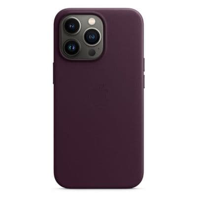 APPLE เคสหนังพร้อม MagSafe สำหรับ iPhone 13 Pro (สี Dark Cherry)