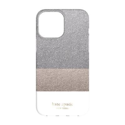 KATESPADE Case For iPhone 13 (Glitter Block White) KSIPH-188-GBWT