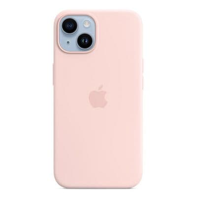 APPLE เคสซิลิโคนสำหรับ iPhone 14 Plus พร้อม MagSafe (สี Chalk Pink) รุ่น MPT73FE/A