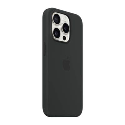APPLE เคสซิลิโคนสำหรับ iPhone 15 Pro พร้อม MagSafe (สีดำ)