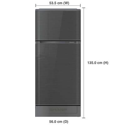 SHARP ตู้เย็น 2 ประตู (5.9 คิว) รุ่น SJ-C19E-WMS