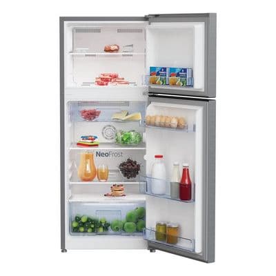 BEKO Double Doors Refrigerator (6.5 Cubic, Silver) RDNT200I50S