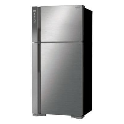 HITACHI Double Doors Refrigerator (18 Cubic, Brilliant Silver(BSL)) R-V510PD