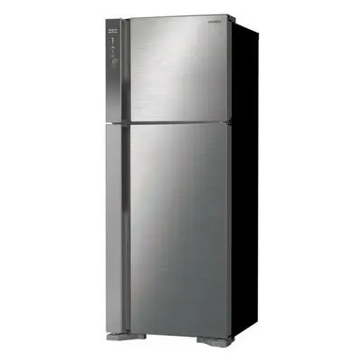 HITACHI Double Doors Refrigerator (15.9 Cubic, Silver BSL) R-V450PD