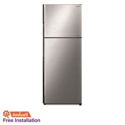 HITACHI Double Doors Refrigerator (14.4 Cubic, Brilliant Silver) R-VX400PF BSL