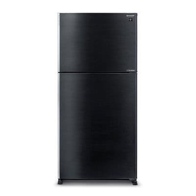 SHARP Double Doors Refrigerator (19.8 Cubic, Black) SJ-X550GP2-BK