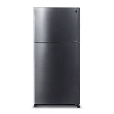 SHARP Double Doors Refrigerator (18.4 Cubic, Silver) SJ-X510TP2-SL
