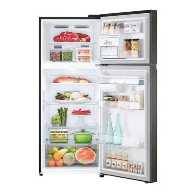 LG Double Door Refrigerator (13.9 Cubic, Black Steel) GN-F392PXAK.ABLPLMT