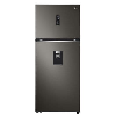 LG Double Doors Refrigerator (13.2 Cubic, Black Steel) GN-F372PXAK.ABLPLMT