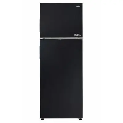 HAIER Double Door Refrigerator (11.8 Cubic, Black) HRF-320MNI
