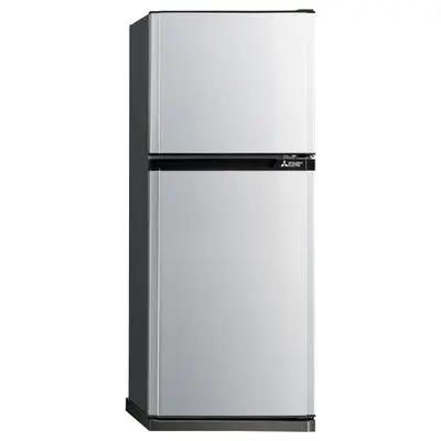 Flat Design Double Doors Refrigerator (7.3 Cubic, Silver) MR-FV22T