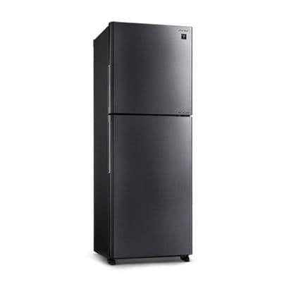 SHARP Peach Series Double Doors Refrigerator (12.7 Cubic, Dark Silver) SJ-XP360TP-DK