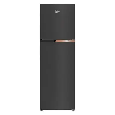 BEKO Double Door Refrigerator (9 Cubic, Black) RDNT271I40VHFSK