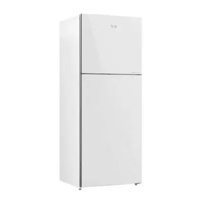 BEKO ตู้เย็น 2 ประตู (12 คิว, สีกระจกขาว) รุ่น RDNT371I40VHFSGW
