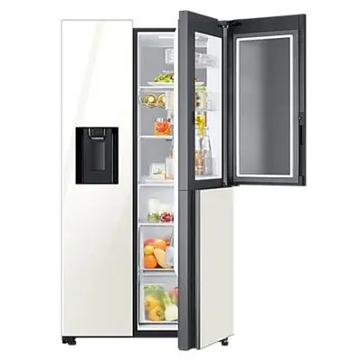 SAMSUNG ตู้เย็นไซด์ บาย ไซด์ (22.1 คิว, สีขาว) รุ่น RH64A53F115/ST