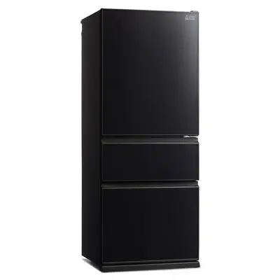 ตู้เย็น 3 ประตู (12.8 คิว, สีดำประกาย) รุ่น MR-CGX42ES-GBK